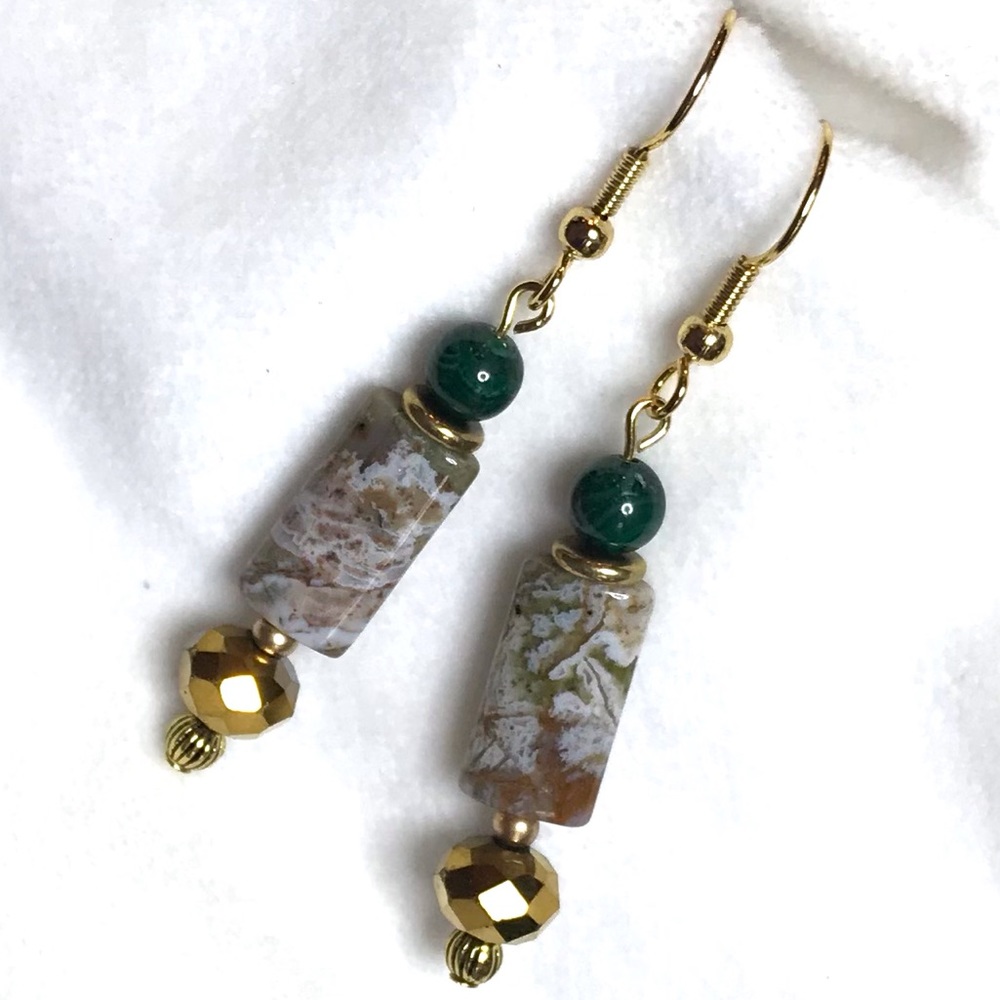Handmade Earrings with Vintage and Modern Elements (E141-4H)